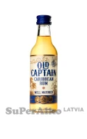 Old Captain Caribbean Dark 37,5% 5cl